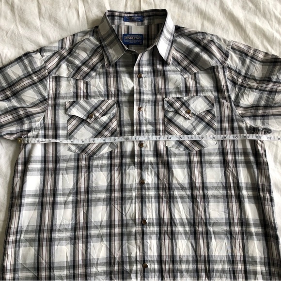 Pendleton Frontier Short Sleeved Snap Shirt - Picture 5 of 8